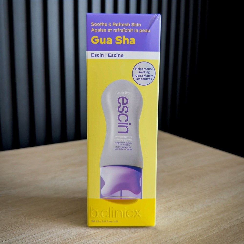 B.clinicx Escin Gua Sha Massage Cream 150ml Body Soothing Refreshing Swelling